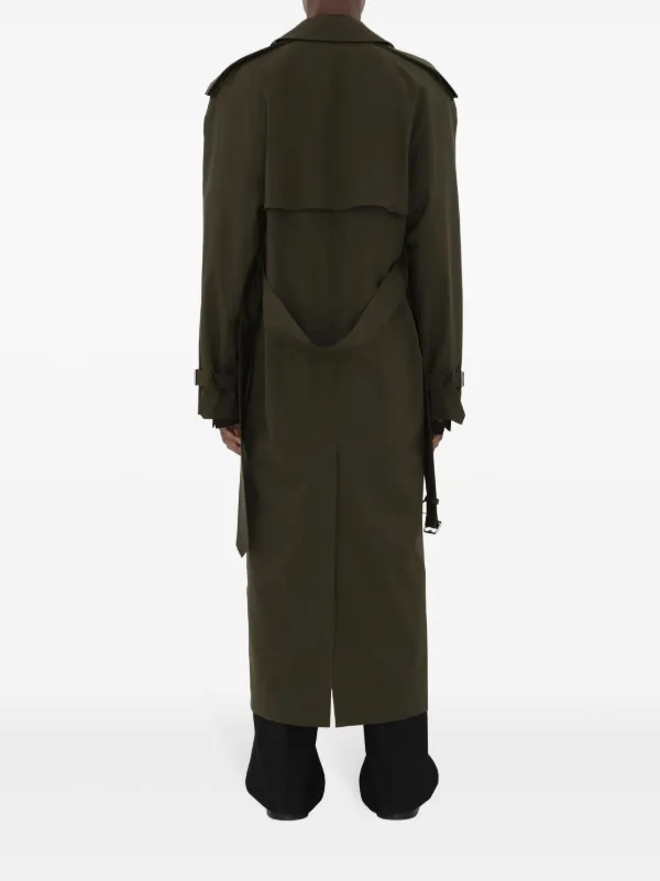 Burberry Belted double-breasted Trench Coat | Brown | FARFETCH