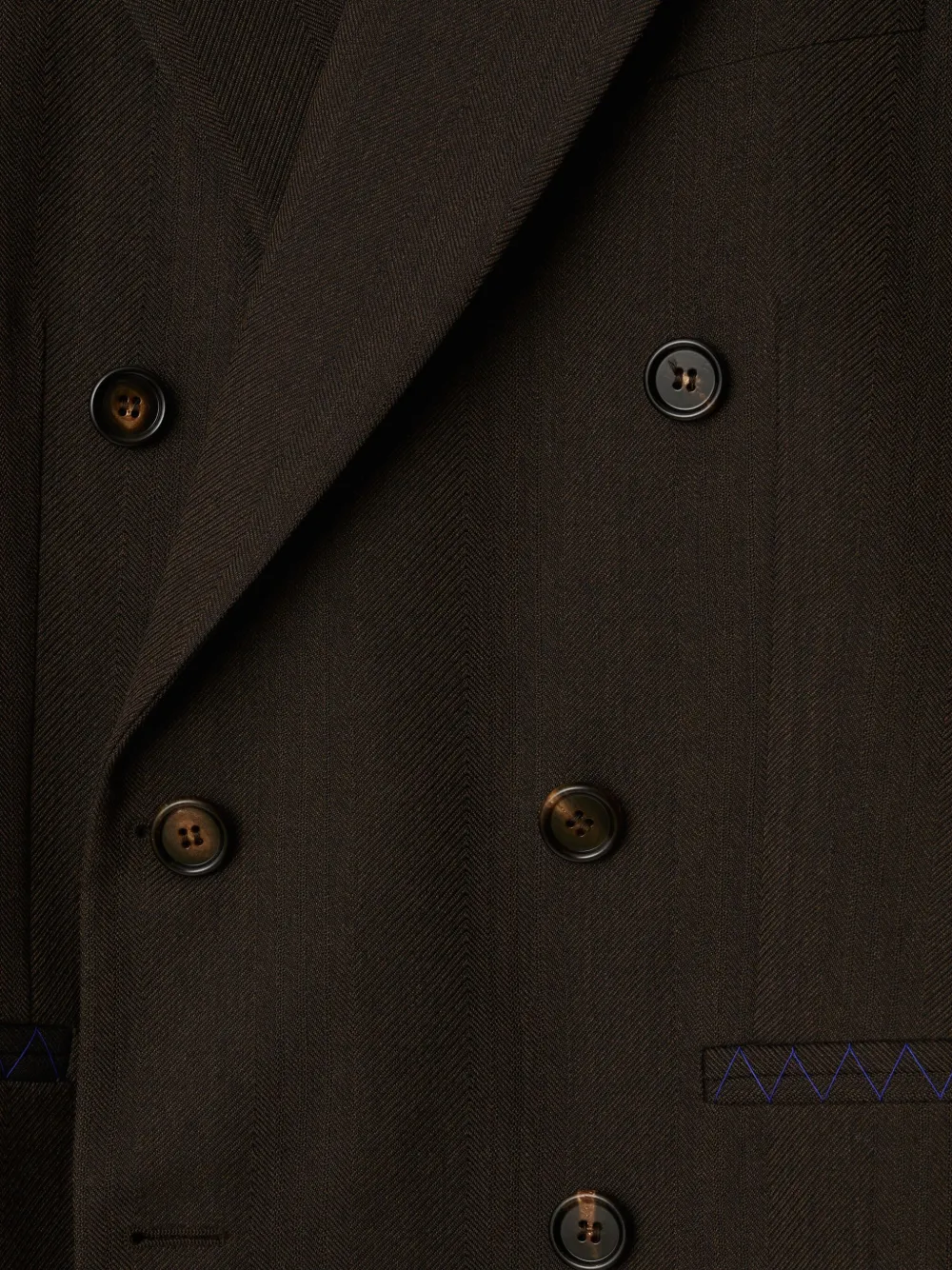 Burberry Wollen blazer Bruin