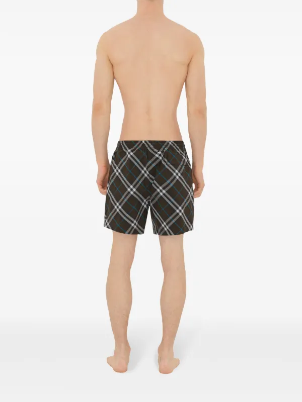 BURBERRY｜SHORTS (Checkered Swim Pants (8083162)) Burberry Check Swim Shorts | Saks Fifth Avenue