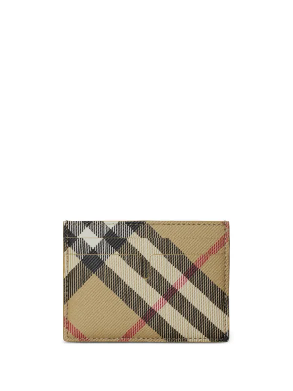 Burberry mens cardholder wallet made in high quality Italy fair condition