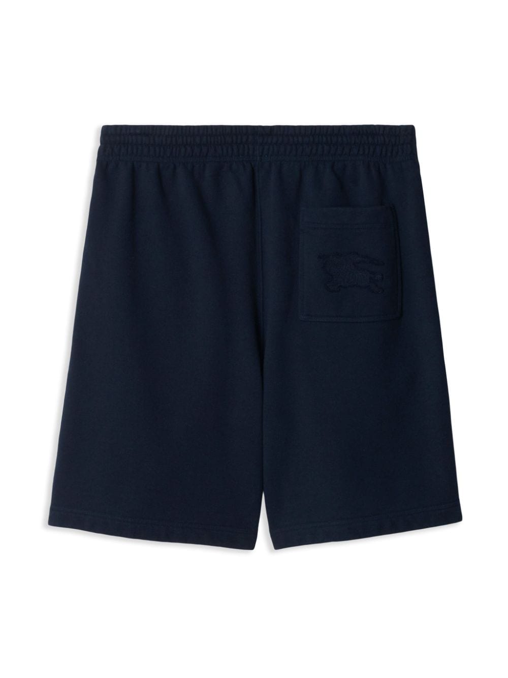 Shop Burberry Ekd-appliqué Cotton Shorts In Blue