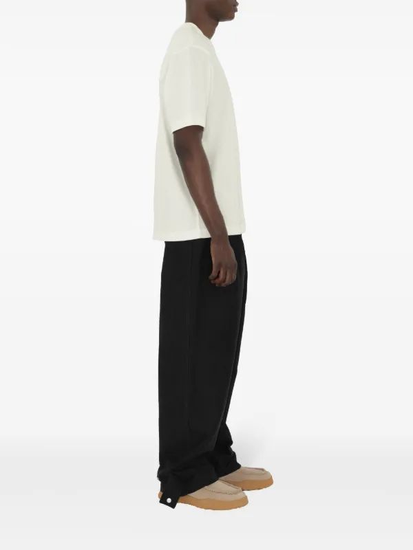 Burberry embroidered-logo Cotton T-shirt | White | FARFETCH