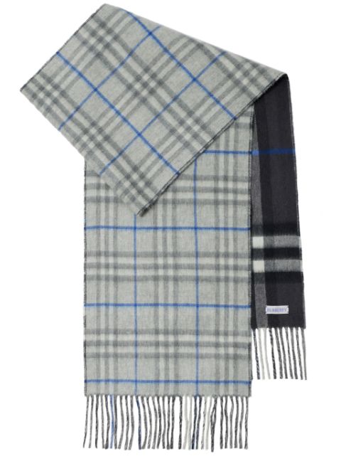 Burberry Vintage Check reversible cashmere scarf Men