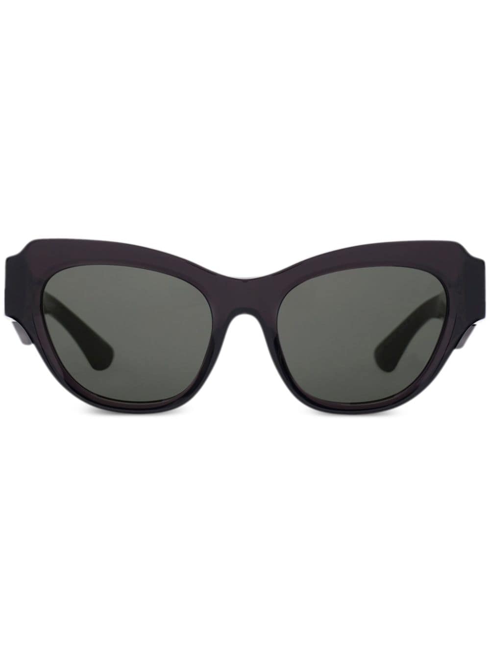 Burberry Rose-plaque square-frame sunglasses Zwart