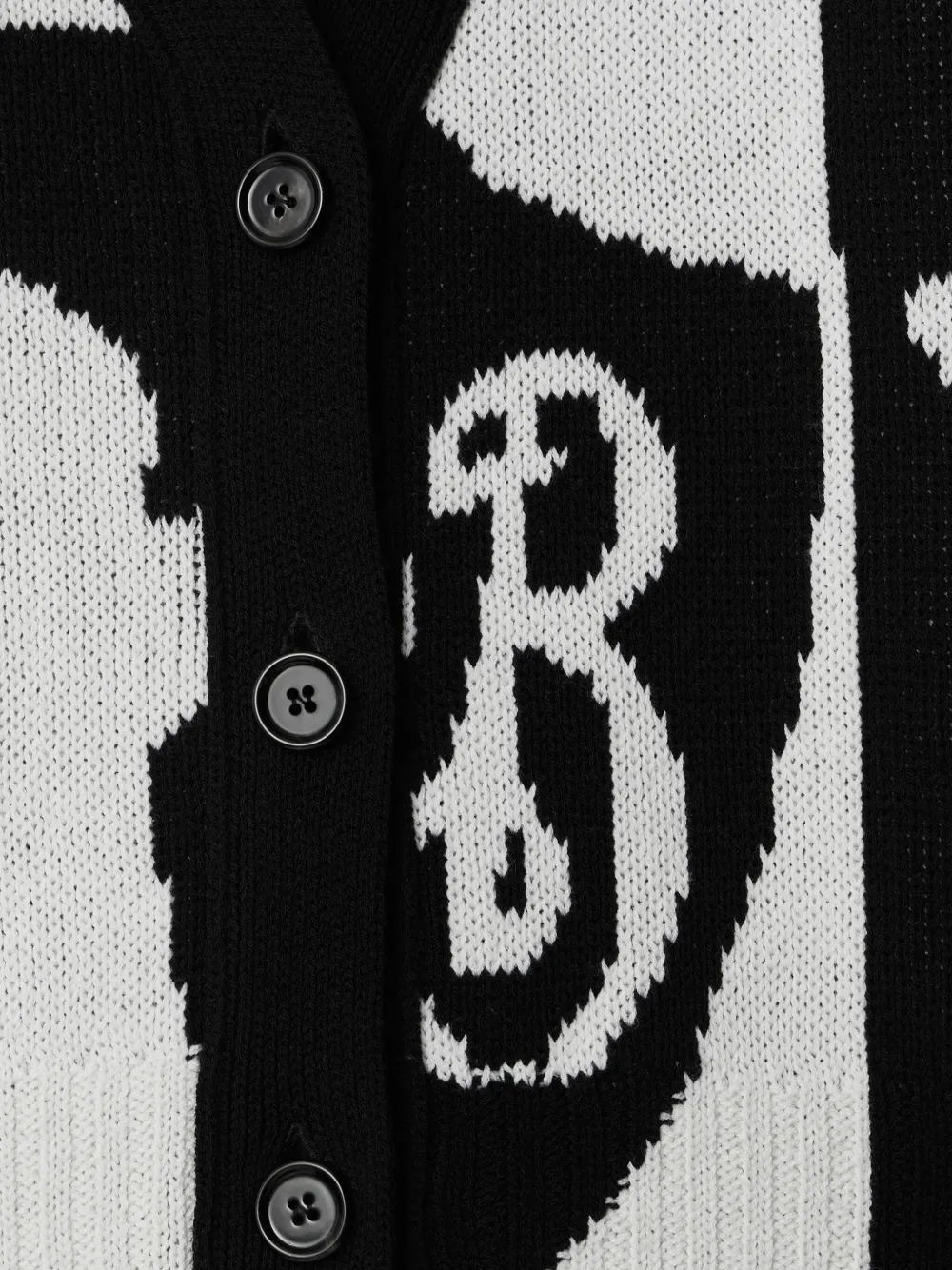 Burberry Scarf-detailed Intarsia Cashmere Cape In Black