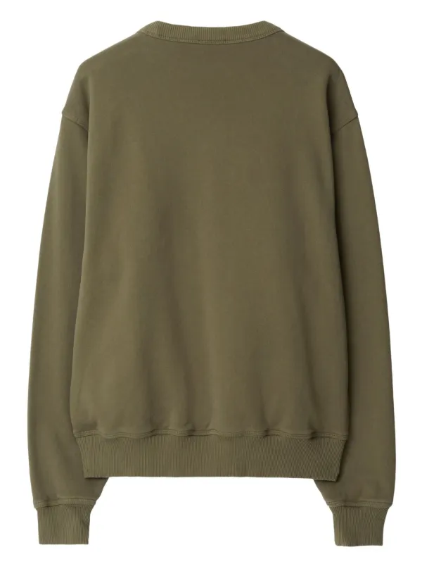 Burberry Sudadera Oak Leaf Crest Verde FARFETCH CL
