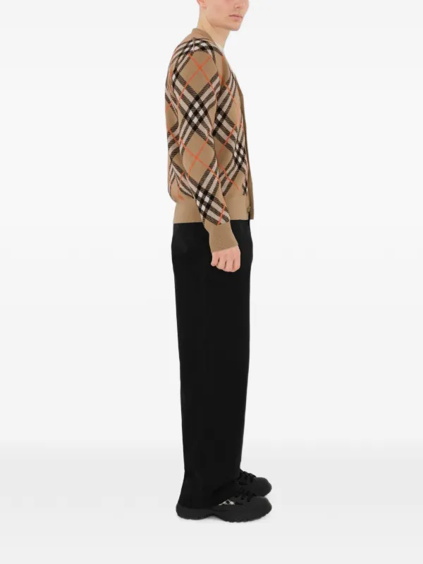 Burberry ヴィンテージチェック カーディガン | ニュートラル