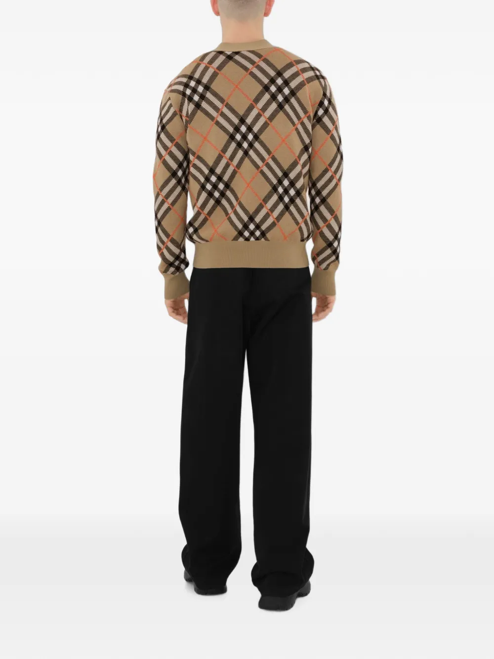Burberry Vintage check vest van wolblend Beige