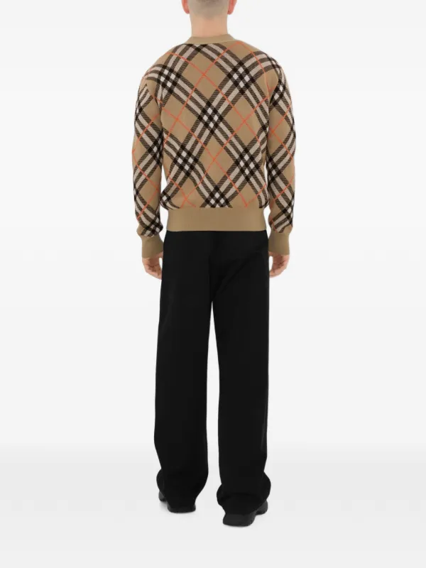 Burberry ヴィンテージチェック カーディガン | ニュートラル