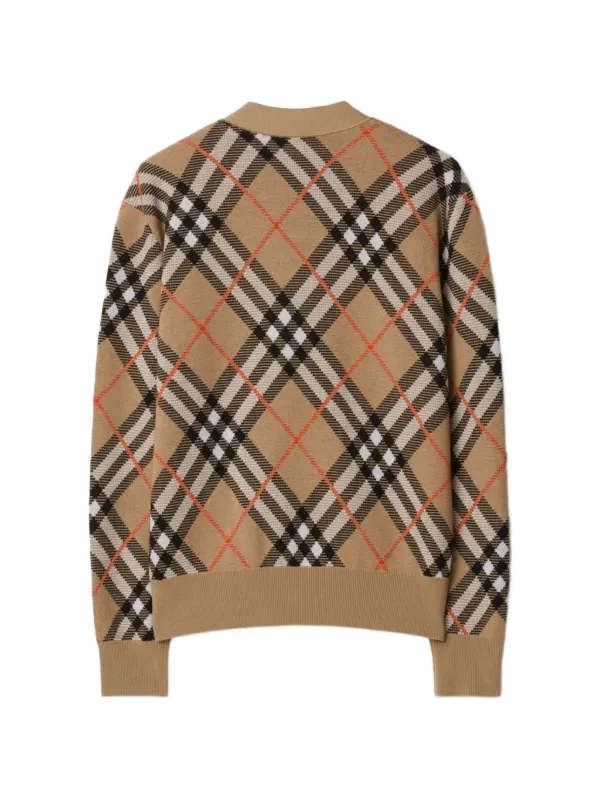 Burberry ヴィンテージチェック カーディガン | ニュートラル