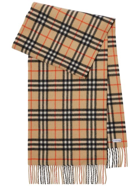 Burberry Vintage Check cashmere scarf Women