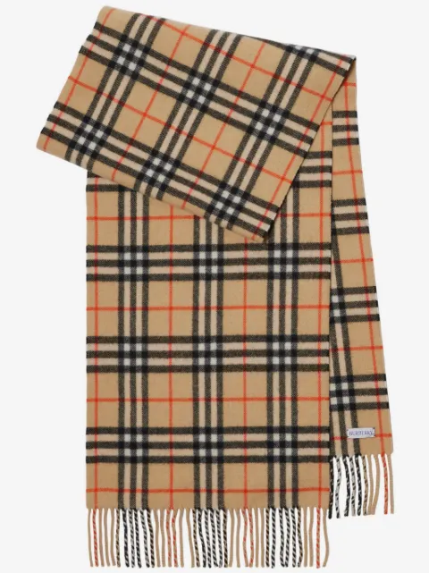 Burberry mascada de cachemira con motivo Check
