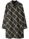 Burberry Nova Check reversible cotton coat - Black