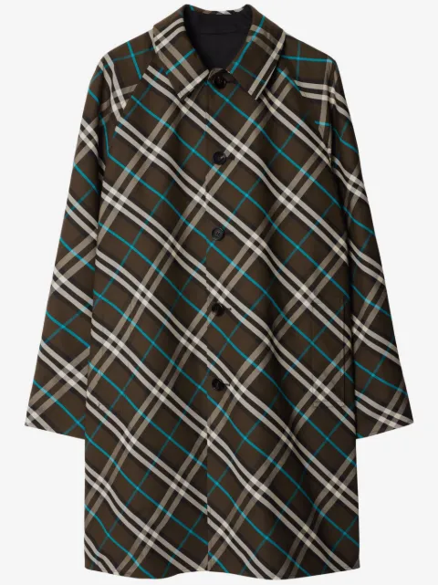 Burberry Nova Check reversible cotton coat