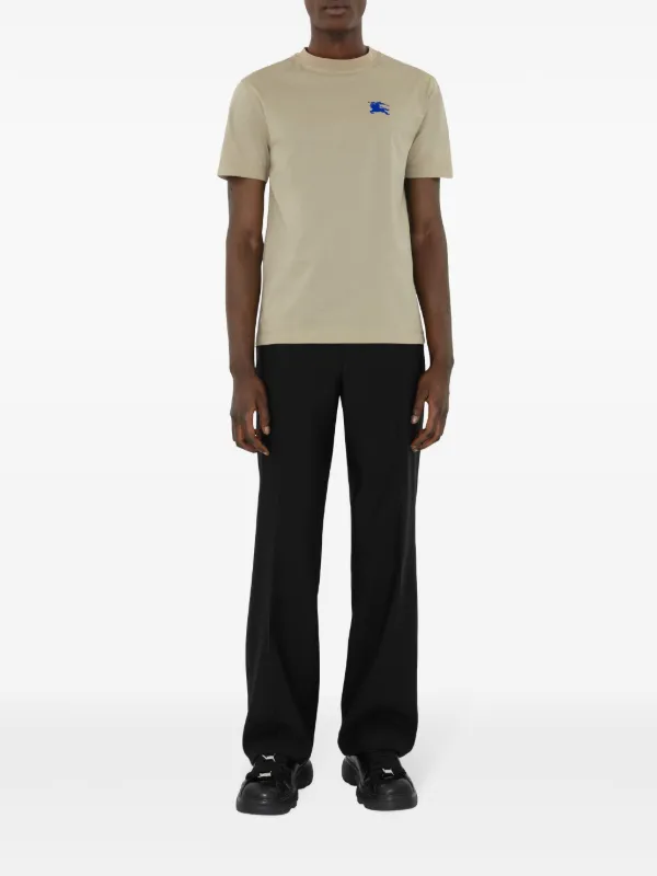 Burberry EKD-embroidered Cotton T-shirt | Neutrals | FARFETCH