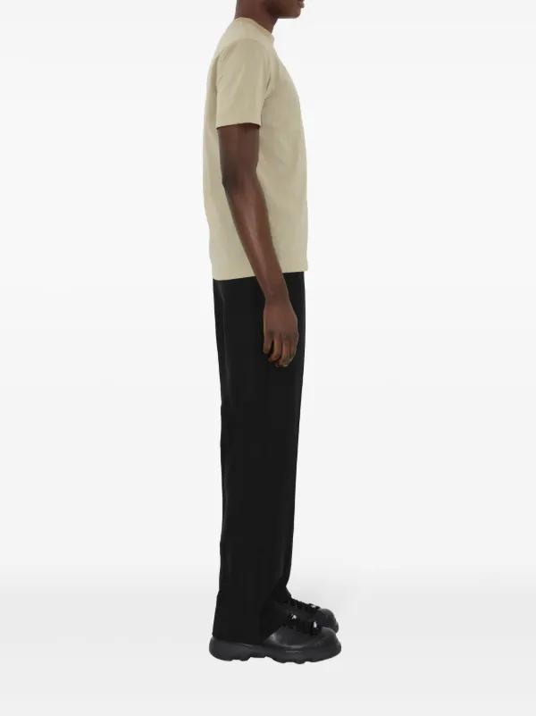 Burberry EKD-embroidered Cotton T-shirt | Neutrals | FARFETCH