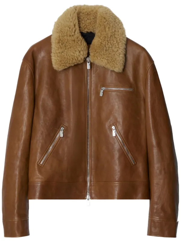 Burberry Chaqueta Con Dobladillo Recto Marron FARFETCH ES