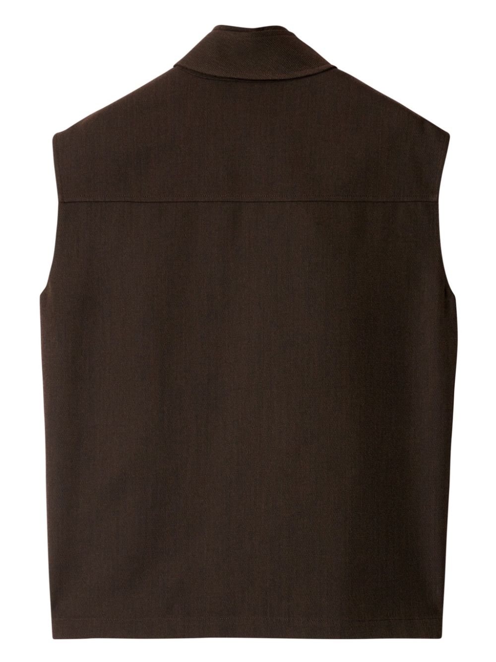 Burberry EKD wollen vest - Bruin