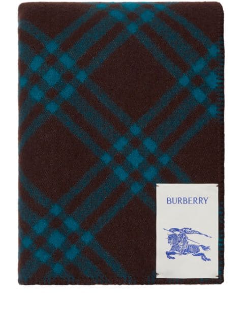 Burberry Checked wool blanket 