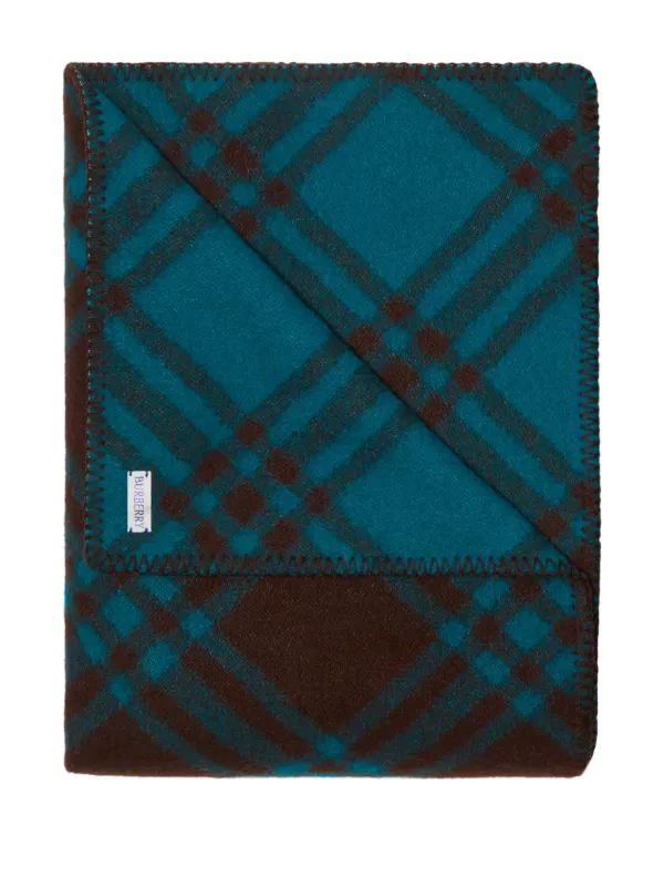 BURBERRY チェックブランケット Burberry チェック ブランケット | ブラウン | FARFETCH JP