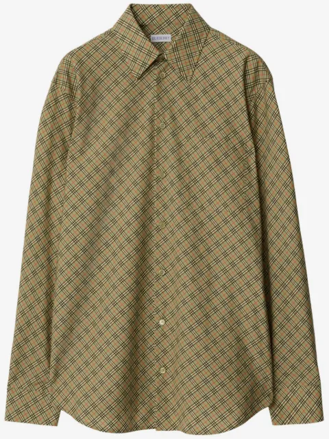 Burberry Camisa com padronagem xadrez