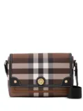 Burberry Vintage Check leather shoulder bag - Brown