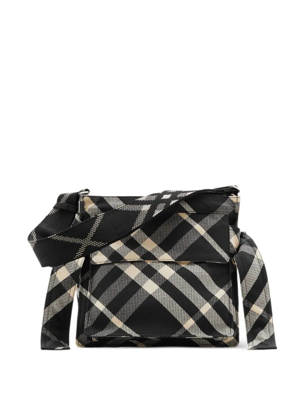 Affordable Burberry Trench checked crossbody bag Men