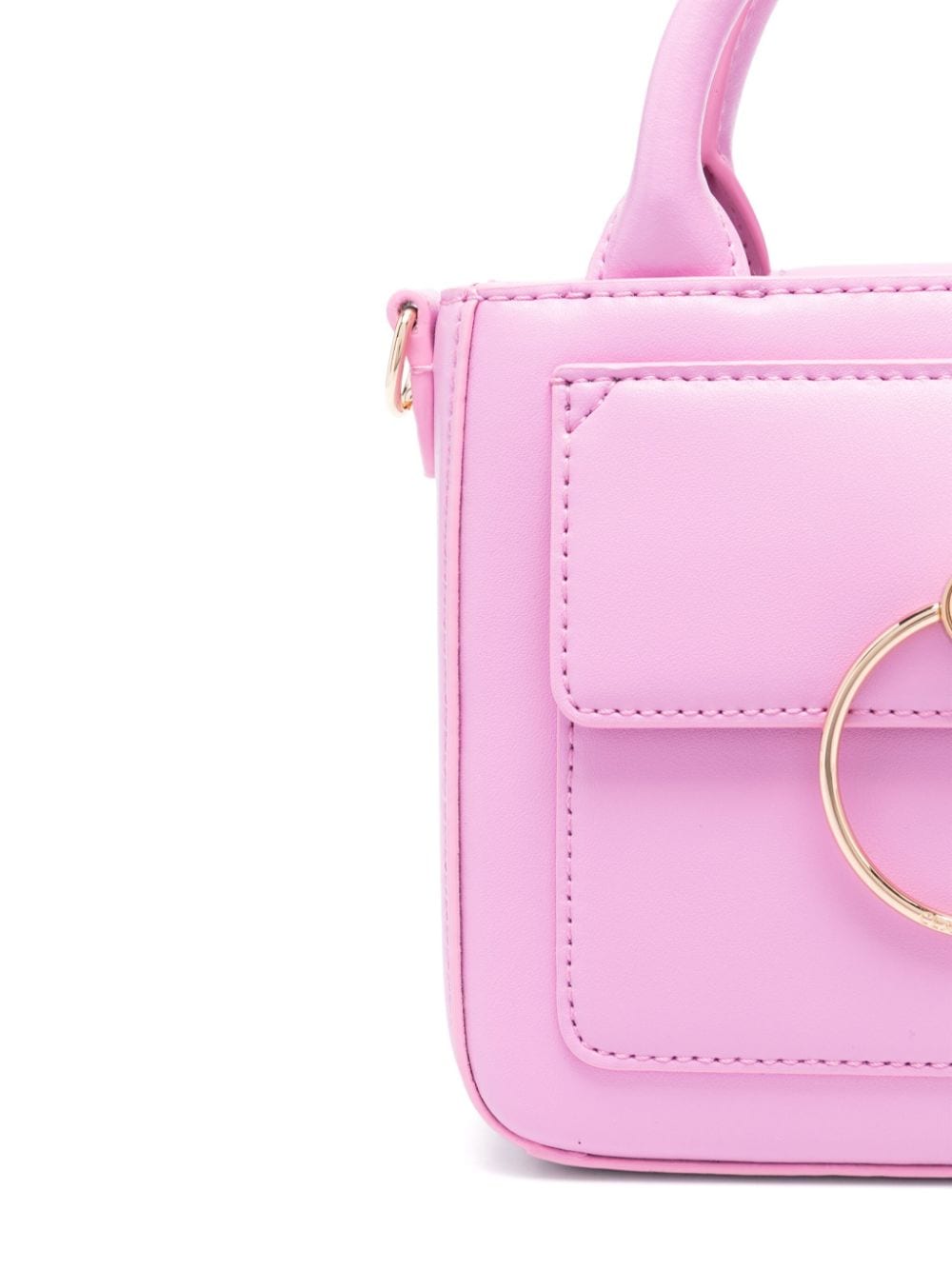 Shop Claudie Pierlot Mini Anouck Tote Bag In Pink