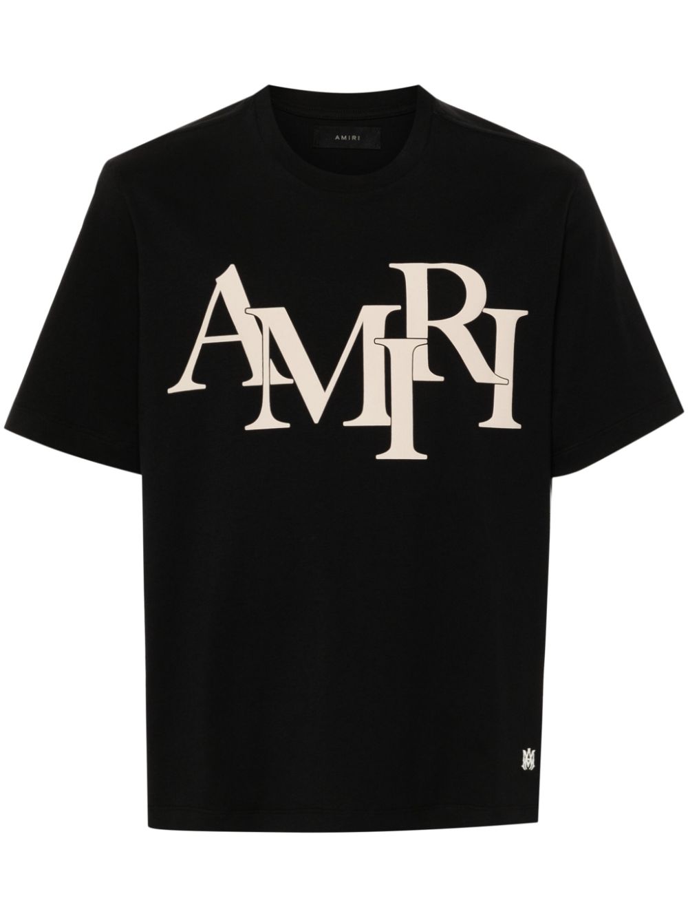 AMIRI logo-print cotton T-shirt Zwart