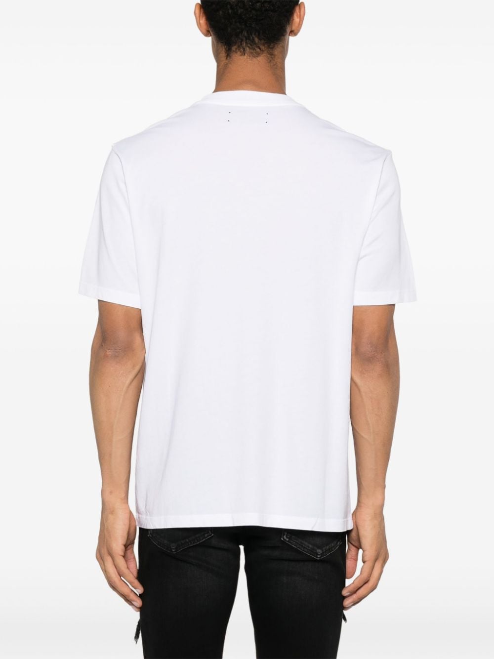 Shop Amiri Poison Cotton T-shirt In White