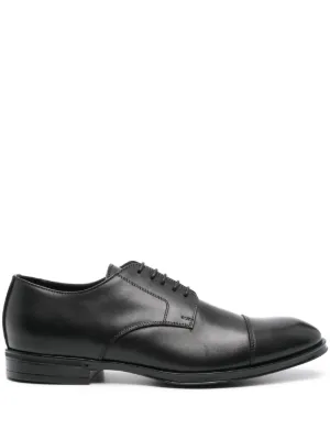Emporio Armani cap-toe Oxford Shoes | Black | FARFETCH display picture 3