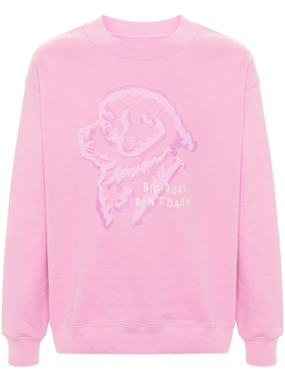 Shop Fay X Pietro Terzini Dog-print Sweatshirt In Pink