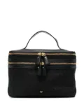 Anya Hindmarch logo-jacquard make up bag - Black