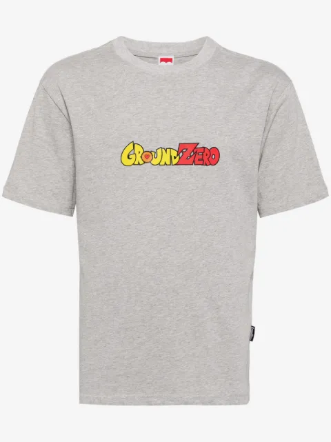 Ground Zero t-shirt en coton à logo imprimé