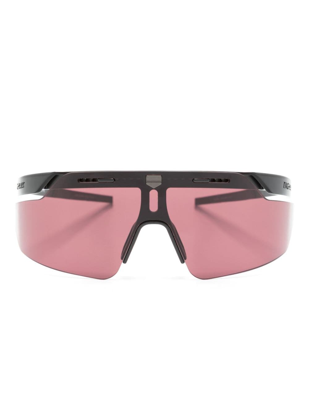 TAG Heuer Shield Pro Sonnenbrille mit Biker-Gestell - Schwarz