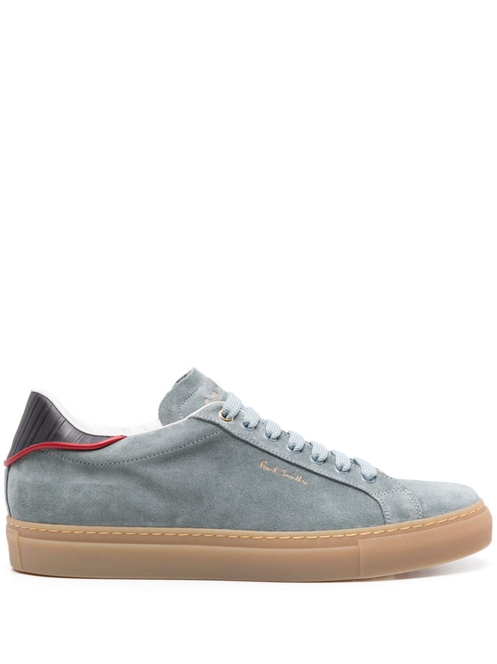 PS Paul Smith logo-print suede sneakers Blue