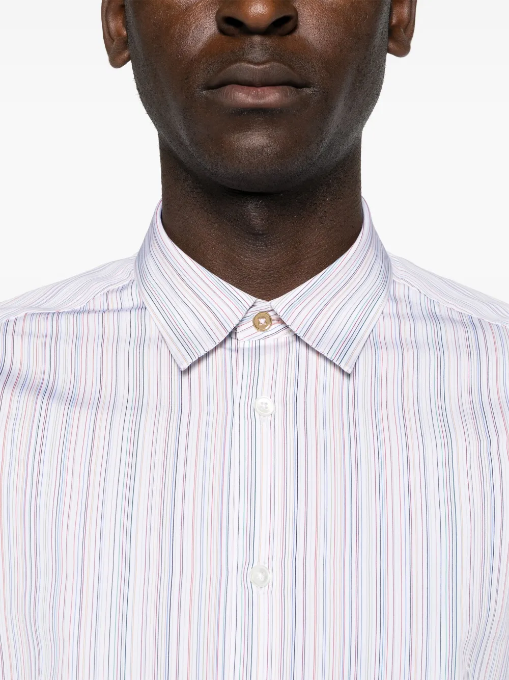 Paul Smith Gestreept overhemd Wit