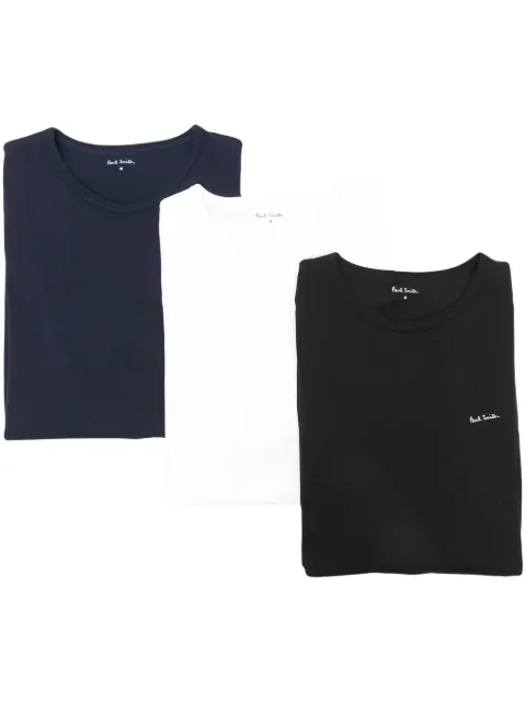 Paul Smith logo-print cotton T-shirt (pack of three)