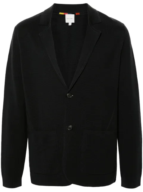 Paul Smith Jaqueta de tricô com abotoamento simples