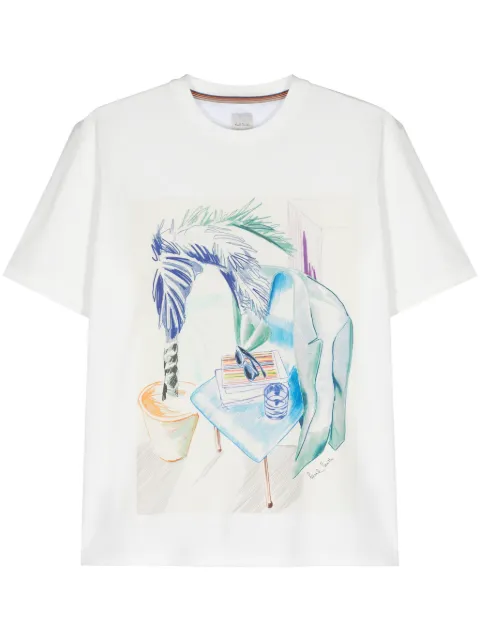 Paul Smith Sketchbook-print cotton T-shirt
