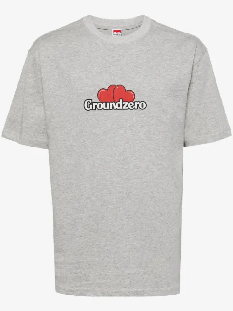 Ground Zero playera con logo estampado