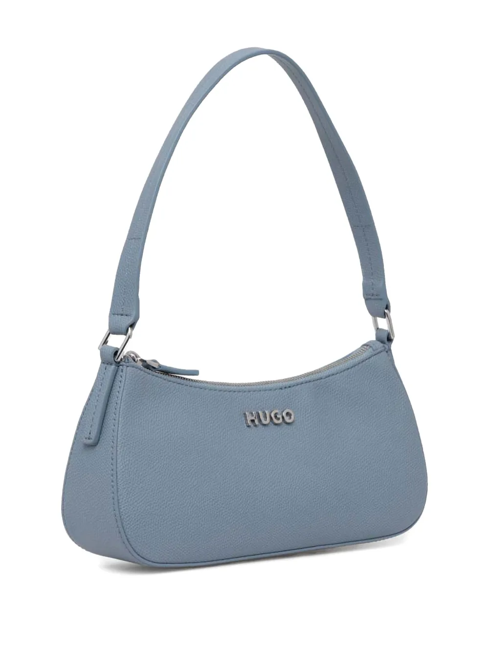 HUGO logo-lettering shoulder bag - Blauw