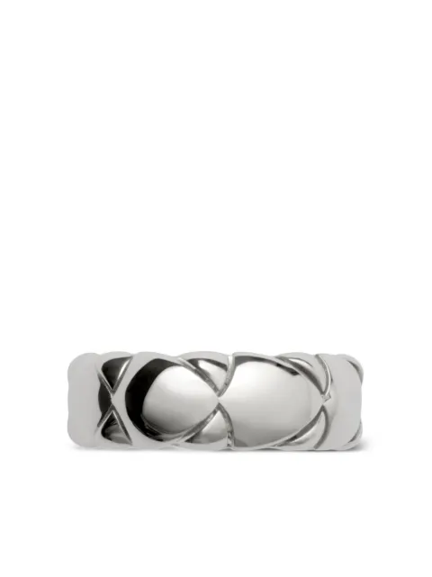 Burberry anillo Shield Segment en plata de ley