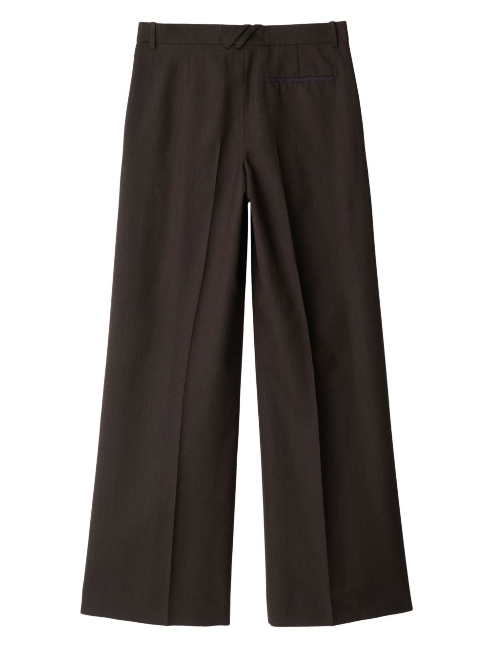 Lanvin pressed-crease wool tailored trousers Men