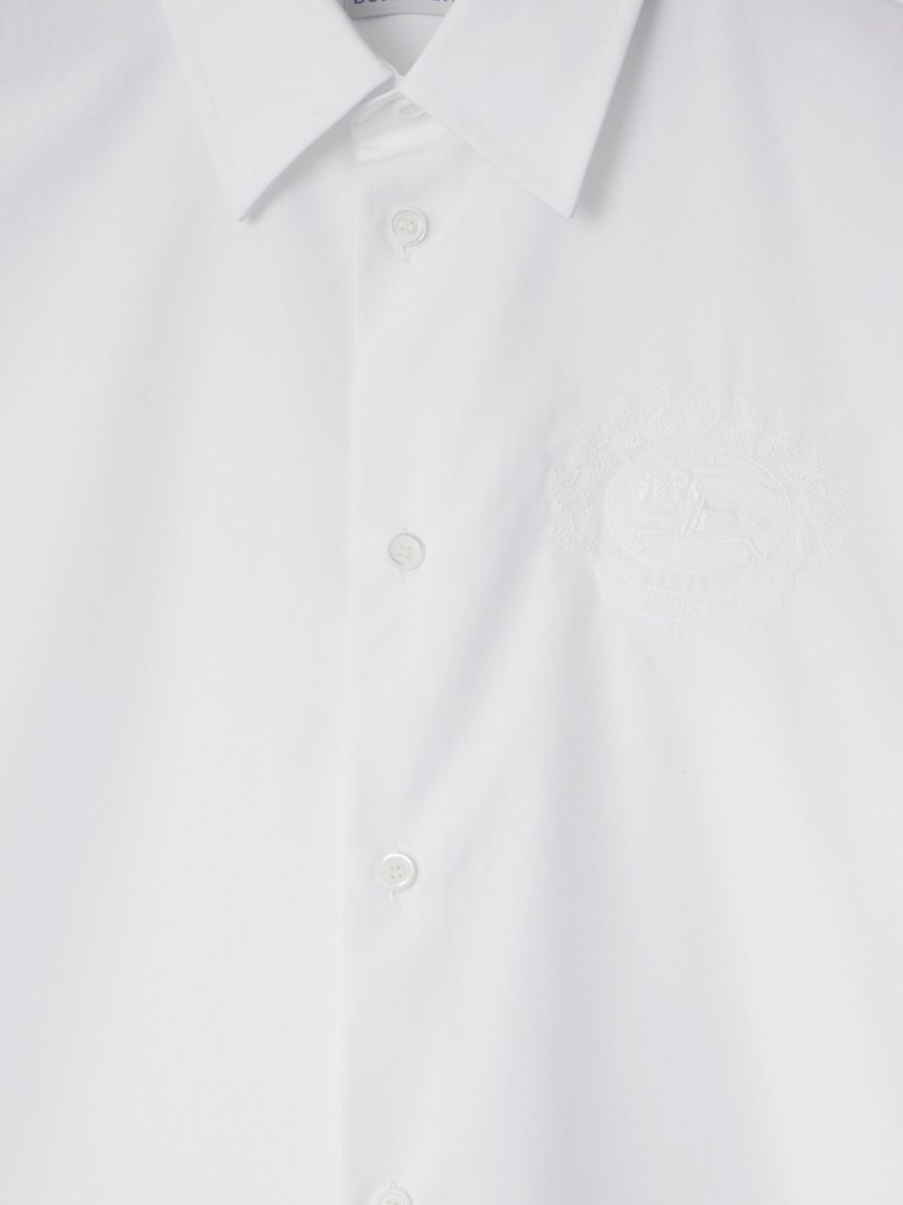 Burberry EKD-embroidered cotton shirt Men