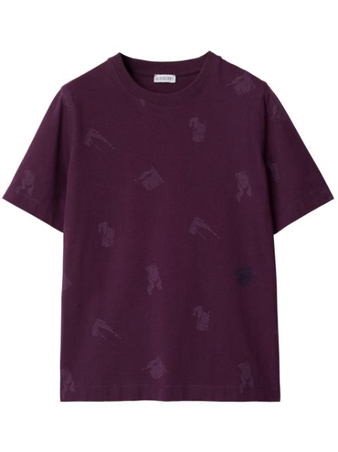 Affordable Burberry Equestrian Knight-print cotton T-shirt Women