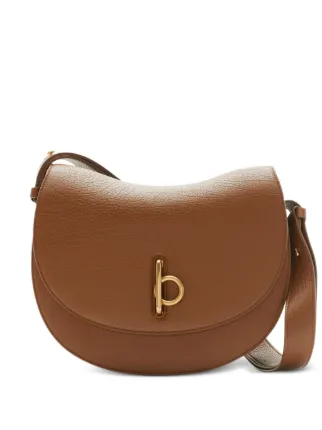 Burberry Medium Rocking Horse Leather Bag | Brown | FARFETCH