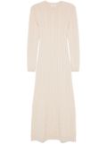 SANDRO cable-knit maxi dress - Neutrals