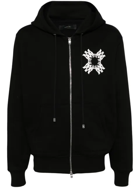 AMIRI chamarra con capucha y logo estampado