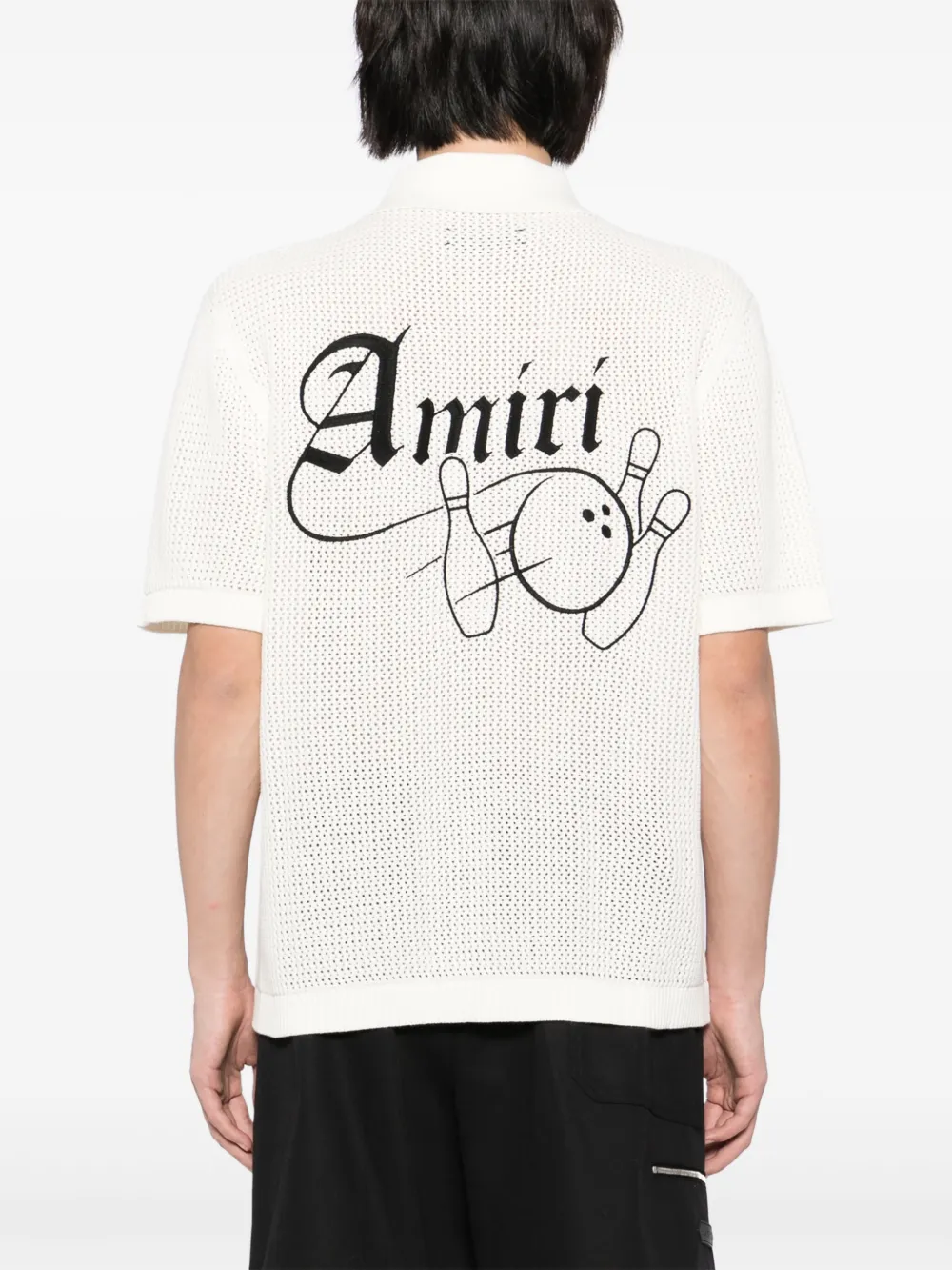AMIRI Sweater met geborduurd logo Beige